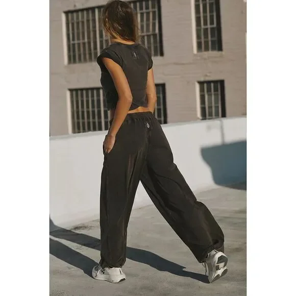 Free People Movement Hot Shot Crossover Set Black XS NWT - Picture 2 of 4